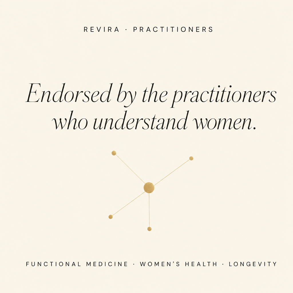 Endorsed by the practitioners who understand women — REVIRA